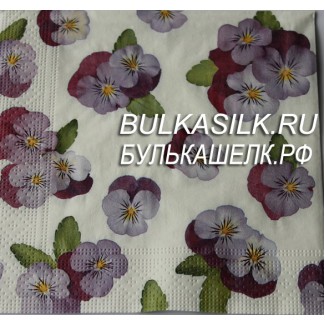 Салфетка «Анютины глазки» 33*33 см