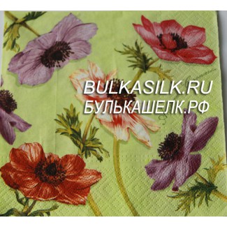 Салфетка салатов с цветами 33*33 см
