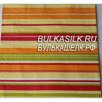 Салфетка «Яркие полосы» 33*33 см