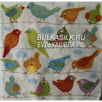 Птички из лоскутков