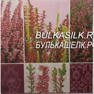 Салфетка малин. цв."Вереск/ эрика" 33*33 см 1 шт.